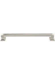 Menlo Park Cabinet Pull - 8 inch Center-to-Center in Polished Nickel.
